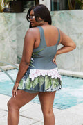 Aloha Forest Swim Dress – Marina West Swim Full Size Clear Waters